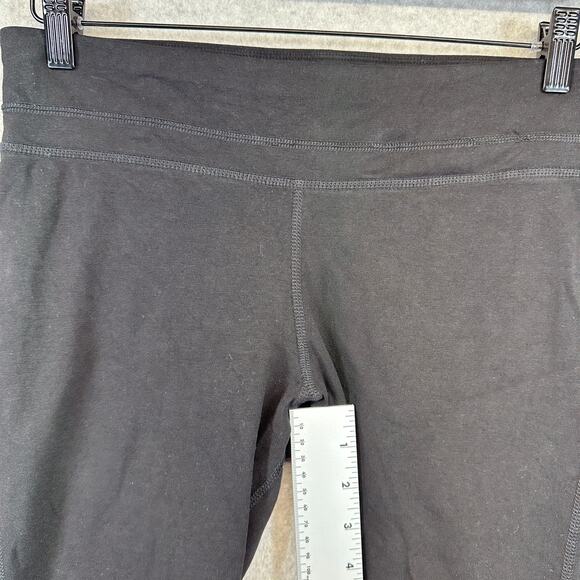 Ideology Leggings Womens Size Medium Black Cotton Blend Capri Pull On Stretch - Picture 9 of 10
